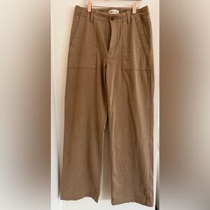 Madewell low slung baggy trousers size 27 , 30 inch insane.